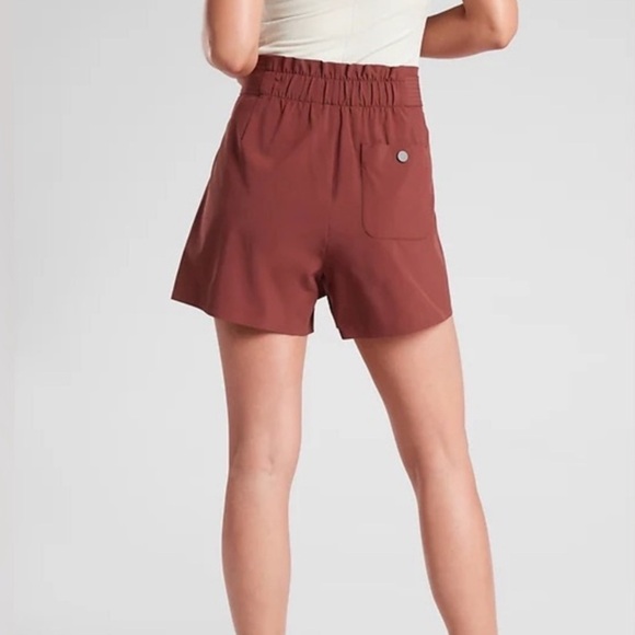 Athleta Skyline Shorts II in Cognac Brown - Picture 2 of 10